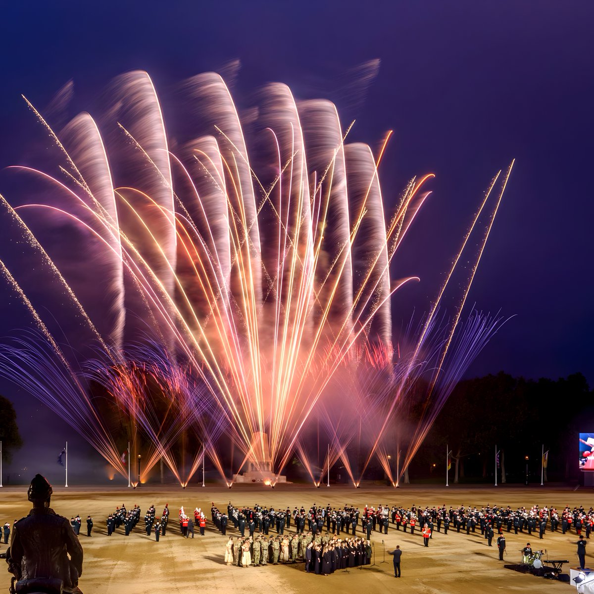 Corpsarmymusic's tweet photo. A spectacular evening of unique military music.

The massed Bands and Bugles of The Rifles return to Horse Guards Parade 8th &amp; 9th of June to perform the Sounding Retreat ceremony.

More information here: https://t.co/ChRPzGO92l

#britisharmymusic
@RIFLESband @RiflesRegiment https://t.co/B90T91zRMm