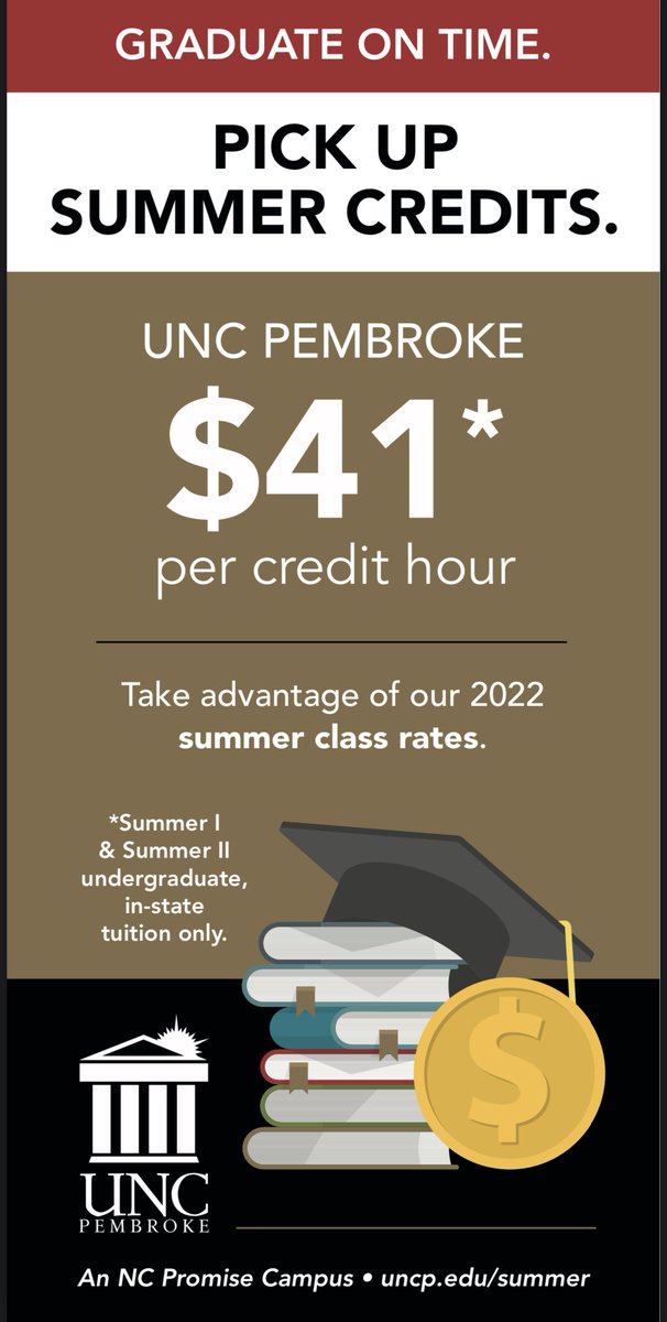 UNCPTeach's tweet photo. Take advantage of this opportunity! #uncp #uncpteach https://t.co/g3v4iozQpr