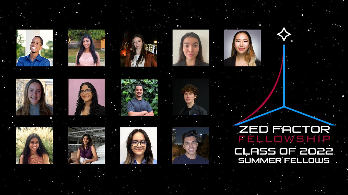 ZedFellowship's tweet photo. Launching the Zed Factor Fellowship Summer Class of 2022!🚀

Zed Factor Fellows, or #Zedis, receive a paid internship at a leading aerospace company, mentorship, and conduct a community engagement project to inspire future explorers.

https://t.co/wlZW0aL4Gz

 #MayThe4thBeWithYou https://t.co/DcJgan64qv