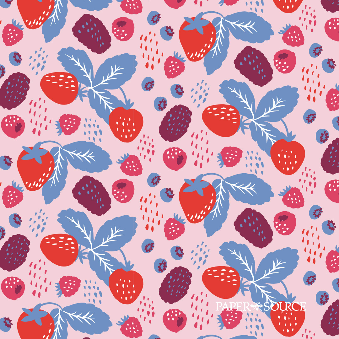 Paper_Source's tweet photo. Weโre BERRY excited to share that this month, you can choose from TWO free @Paper_Source digital downloads!This pattern is just too sweet to keep to ourselves! Visit our blog to download to your favorite tech device #papersource #digitaldownload #free #wallpaper #techbackground https://t.co/gooMVaCFs2