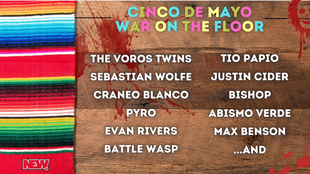 NEWWrestlingInc's tweet photo. Tomorrow Night!  Nation Extreme Wrestling shows up at the legendary Commodore Ballroom!

JUST ADDED!  A 12-person 'War on the Floor' featuring some familiar faces and some NEW additions!  Five incredible matches, $3 tacos, ice-cold cervezas, Mariachi performance and more! https://t.co/9fEJwTlZUc