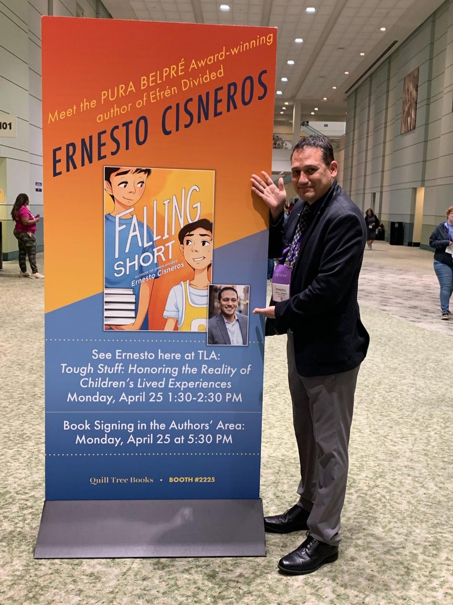 Ernesto Cisneros: On Social Media Hiatus (@author_cisneros) on Twitter photo What a surprise to find this at the front entrace of TLA #txla22 conference hall.
My HarperCollins, <a href="/QuillTreeBooks/">Quill Tree Books</a> family, really knows how to make one feel like a star. #BlessedToWorkWithSuchAmazingPeople What a surprise to find this at the front entrace of TLA #txla22 conference hall.
My HarperCollins, <a href="/QuillTreeBooks/">Quill Tree Books</a> family, really knows how to make one feel like a star. #BlessedToWorkWithSuchAmazingPeople