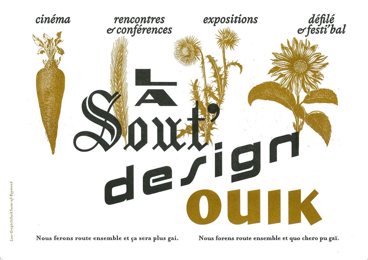 Jack_Usine's tweet photo. Les affiches sont signées Lou GraphikOuikTeam of Raymond
#lasoutdesignouik https://t.co/1S8eg23trQ