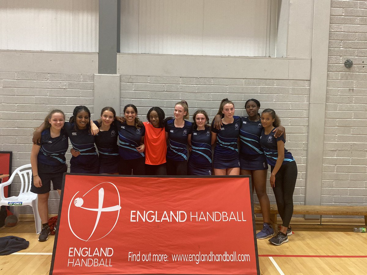 TeamAHSPE's tweet photo. U15 Girls won the regional handball final 11-1, off to Nationals! Well played by everyone and some England scouts having a word 👀 #teamahs #handball #englandhandball https://t.co/Q5Cc9PydIT