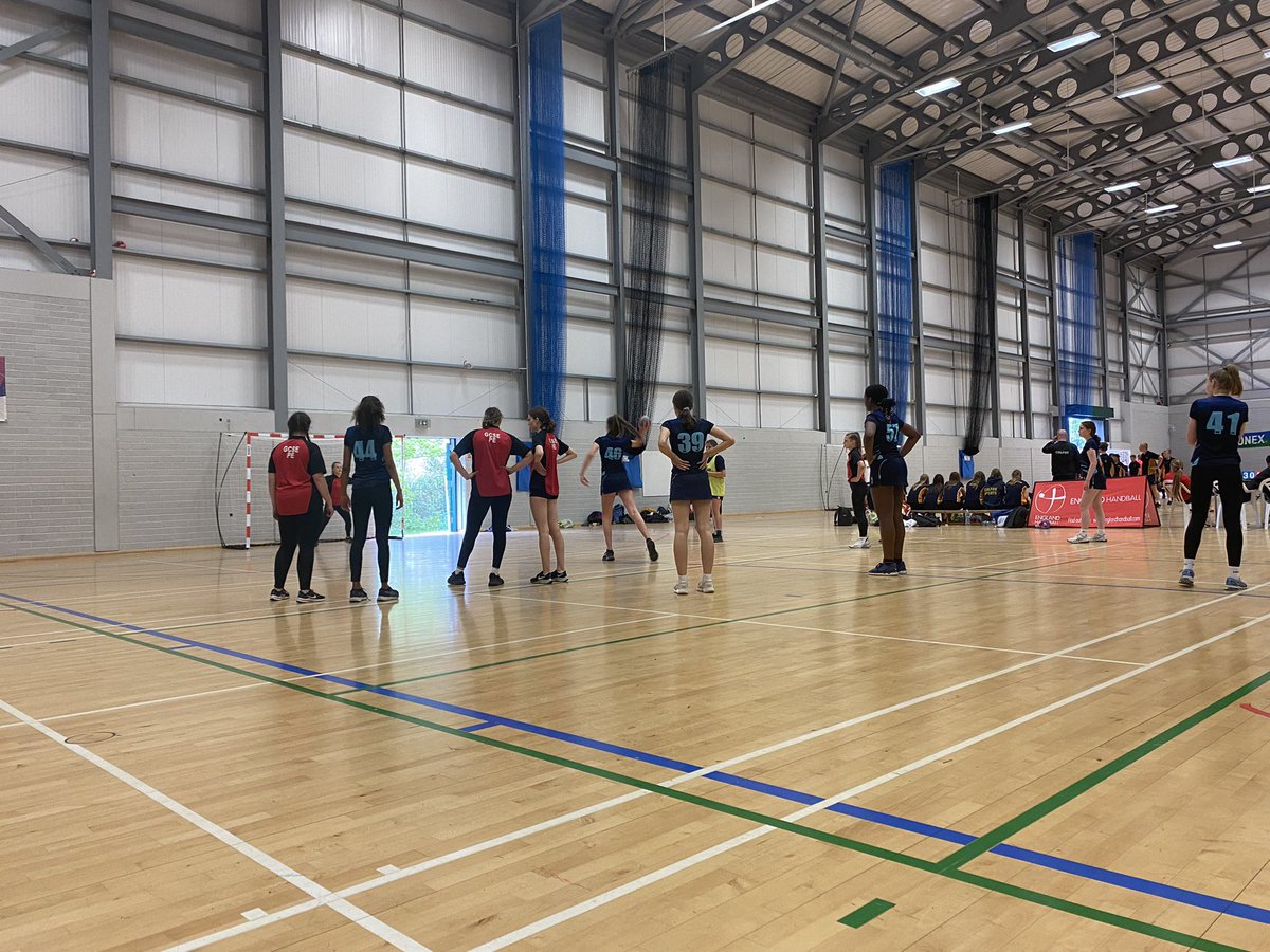TeamAHSPE's tweet photo. U15 Girls won the regional handball final 11-1, off to Nationals! Well played by everyone and some England scouts having a word 👀 #teamahs #handball #englandhandball https://t.co/Q5Cc9PydIT