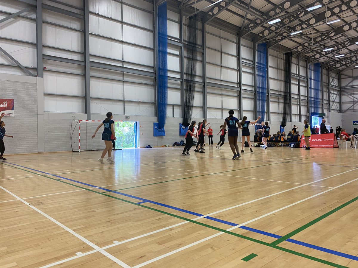 TeamAHSPE's tweet photo. U15 Girls won the regional handball final 11-1, off to Nationals! Well played by everyone and some England scouts having a word 👀 #teamahs #handball #englandhandball https://t.co/Q5Cc9PydIT