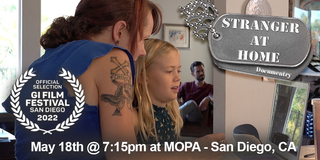 _StrangerAtHome's tweet image. Join the documentary team of STRANGER AT HOME and principal cast for a film screening and live Q&amp;amp;A about how to support military families at the G.I. Film Festival! Tickets and info: 
ow.ly/MJg150IWOvK
