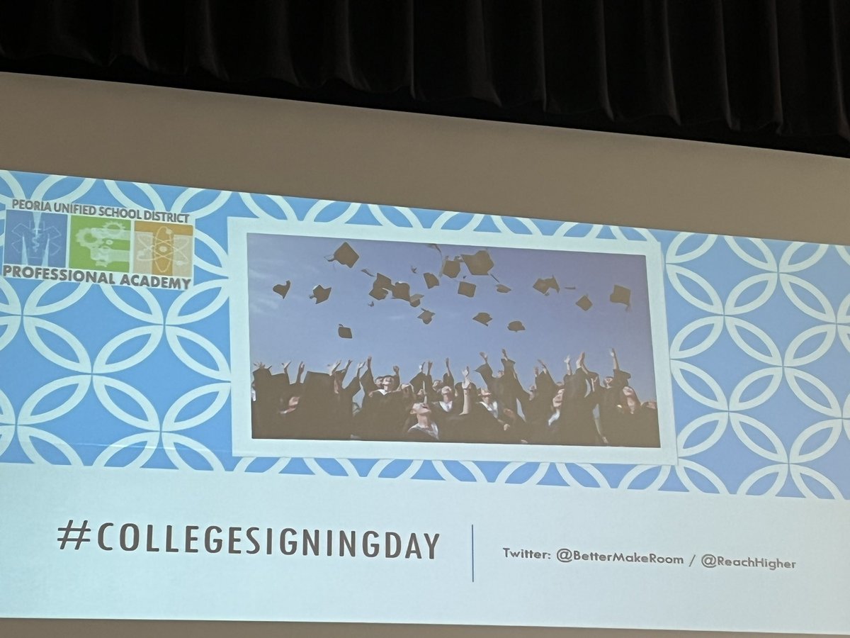 LStr_Peoria_MET's tweet photo. #CollegeSigningDay today at #PeoriaMET, since it was May 1st and the staff and seniors decided to do a workshop Wednesday dedicated to it. Most, if not all, of the seniors said that they’ll be going to colleges in state, so mostly ASU, NAU, and GCY. #PeoriaMETTech https://t.co/SsiTQSWEHV