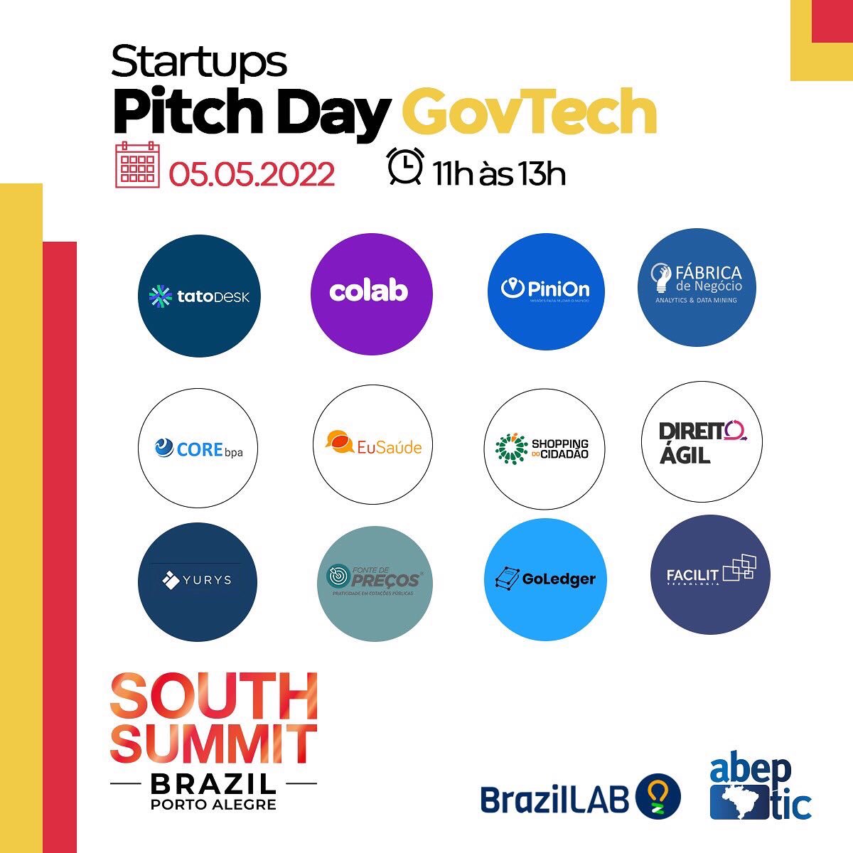 guidominguez's tweet photo. Embarcado para Porto Alegre para representar o @brazillab no @southsummitbrasil 

Hoje faço palestra sobre casos de sucesso em inovação #govtech e amanhã um Pitch Day com 12 #startups na Casa do Governo Digital, em parceira com ABEPE e GTD 

#BrazilLAB #direitotecnologiainovação https://t.co/k6Xg5hESOj
