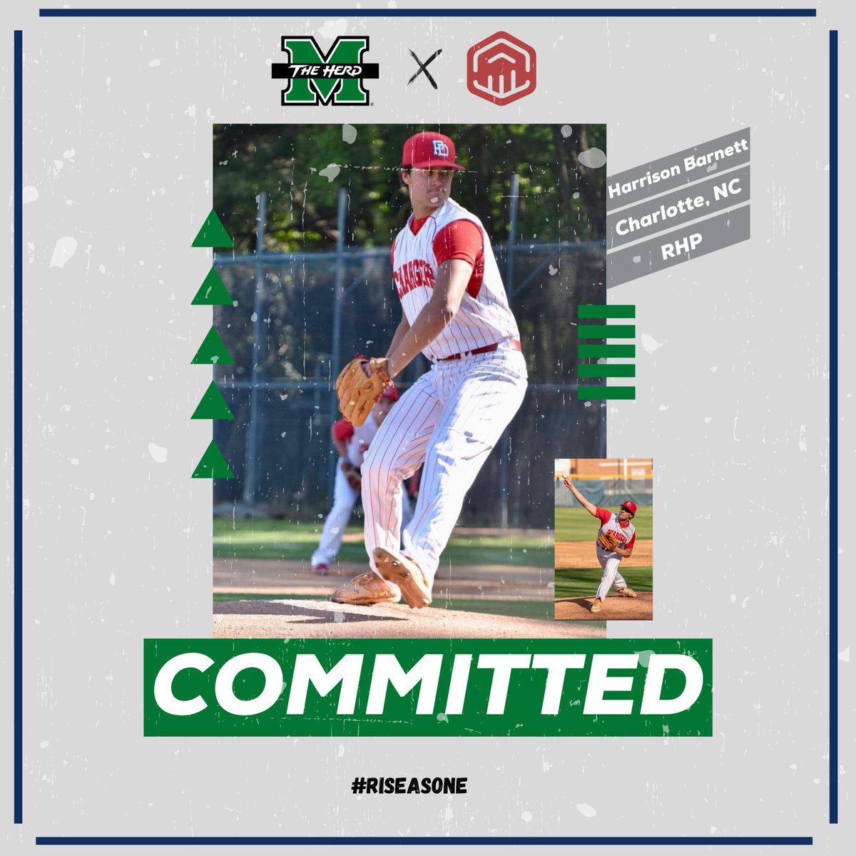 Congrats to <a href="/harrybarnett__/">Harrison Barnett</a>  on his recent commitment to 
<a href="/HerdBaseball/">Marshall Baseball</a>
 ! Only a few months ago, we had Harrison ranked as a top 2022 arm to look out for and now he is continuing his baseball career at the next level. Congrats Harrison!