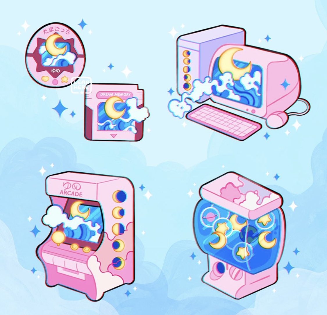 「retro gaming pack 💫 」|✧ Leaphereのイラスト