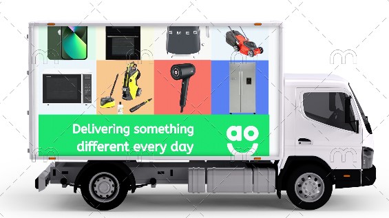 TheBeesleyBuzz's tweet photo. Ad idea for side of @ao delivery truck (not very neatly done but hopefully gives the idea of huge range of electricals) #DestinationForElectricals @OneMinuteBriefs https://t.co/iLLgfbAF2Z