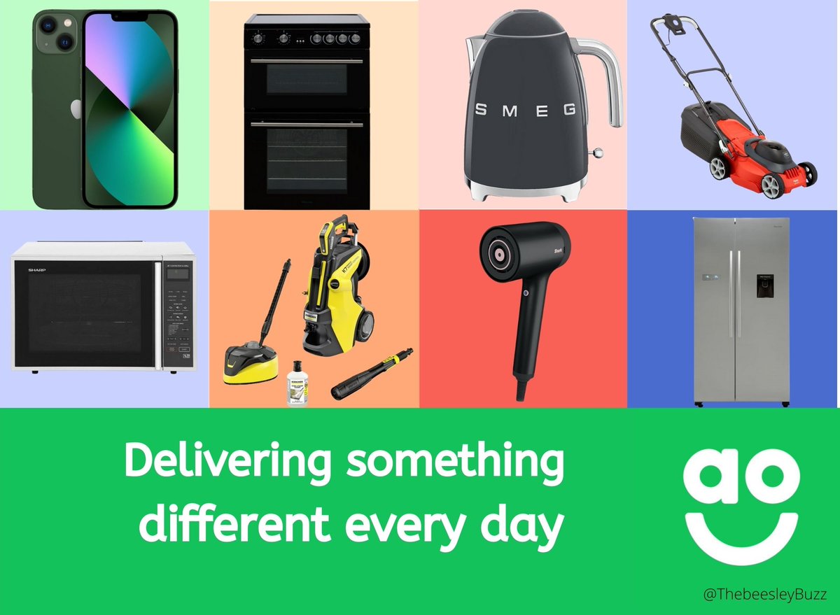 TheBeesleyBuzz's tweet photo. Ad idea for side of @ao delivery truck (not very neatly done but hopefully gives the idea of huge range of electricals) #DestinationForElectricals @OneMinuteBriefs https://t.co/iLLgfbAF2Z