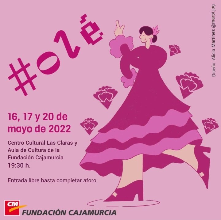 RafaelTornel's tweet photo. ✨✨holaaaa✨✨ mis amigas y yo hemos organizado este ciclo tan chulo que no os podéis perder sobre las señoras del cante!!! 💜💜💜 Os esperamos el 16, 17 y 20 de mayo en la Fundación Cajamurcia💐 https://t.co/6n1ycZqR6b