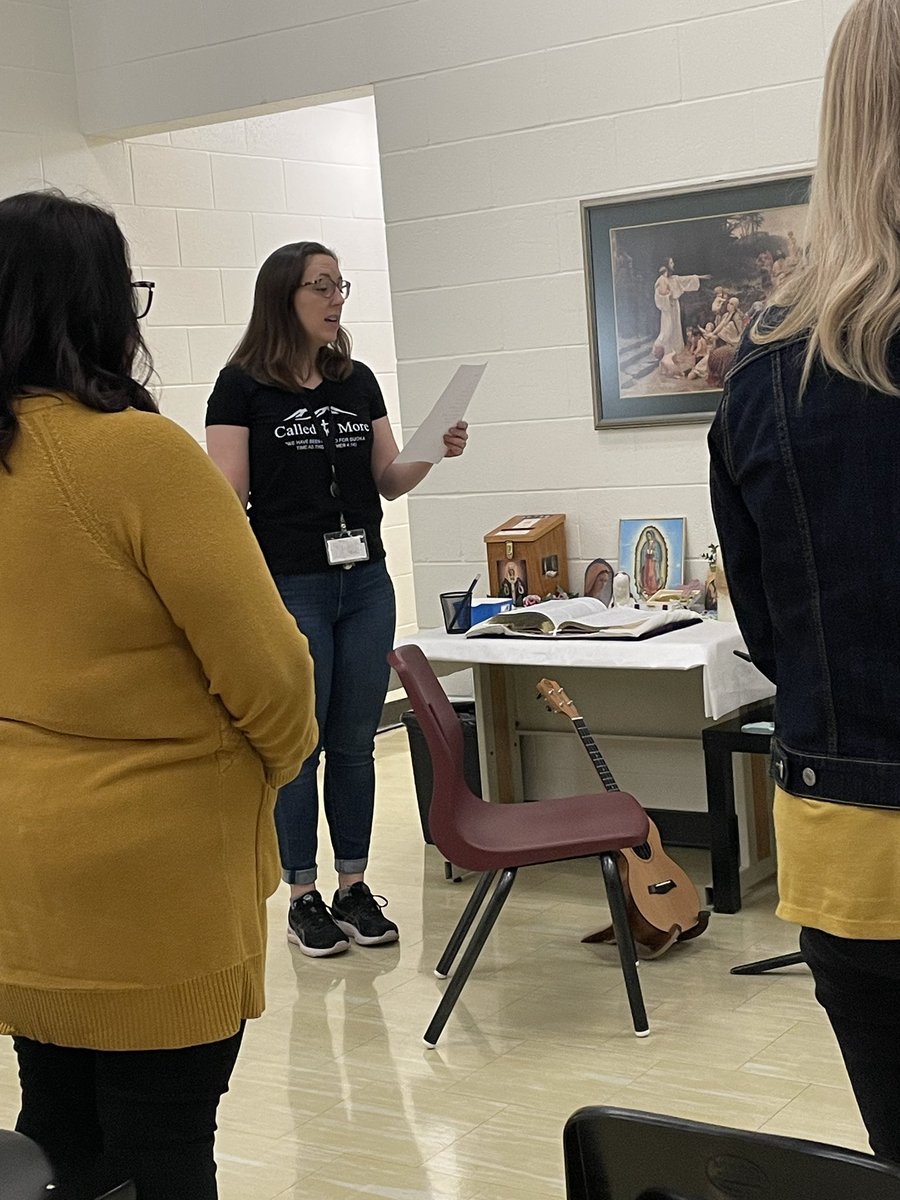 Grateful for Mass this morning with <a href="/St_JohnXXIII/">Saint John XXIII CS</a> staff. #bestwaytostarttheday