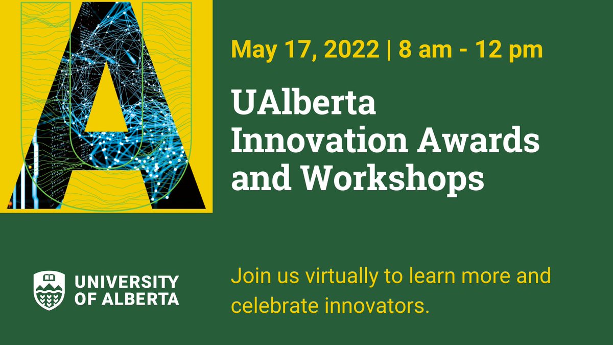 UAlberta Research & Innovation (@uofaresearch) on Twitter photo Learn more about innovation and commercialization at our free, virtual event on May 17, and celebrate the achievements of #UAlberta innovators and entrepreneurs.
ā”ļø Grad students can earn 3 hours of <a href="/UAlbertaFGSR/">Graduate Studies</a> PD credits.
ualberta.ca/events/researc⦠Learn more about innovation and commercialization at our free, virtual event on May 17, and celebrate the achievements of #UAlberta innovators and entrepreneurs.
ā”ļø Grad students can earn 3 hours of <a href="/UAlbertaFGSR/">Graduate Studies</a> PD credits.
ualberta.ca/events/researcā¦