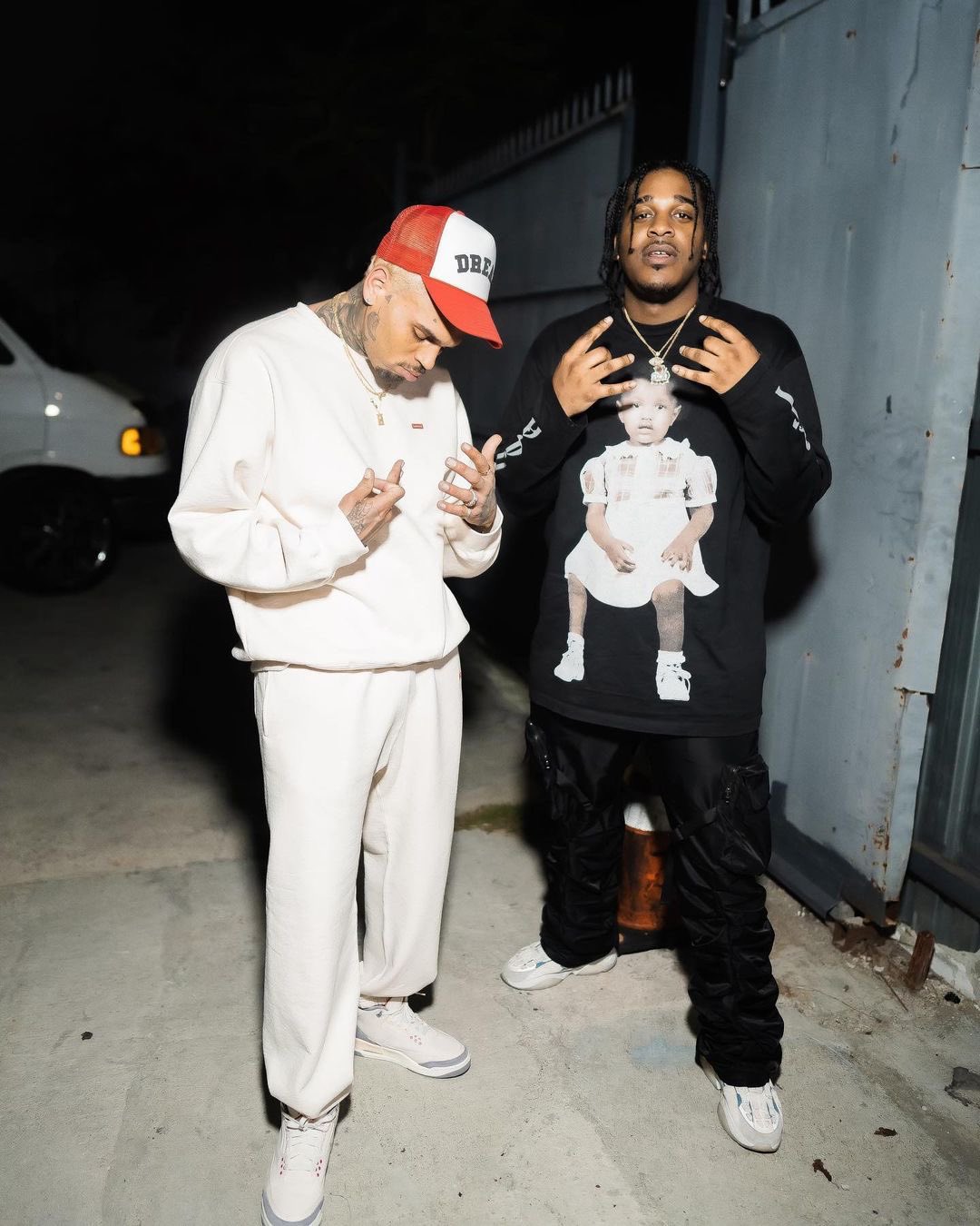 Chris brown sweatpants cheap