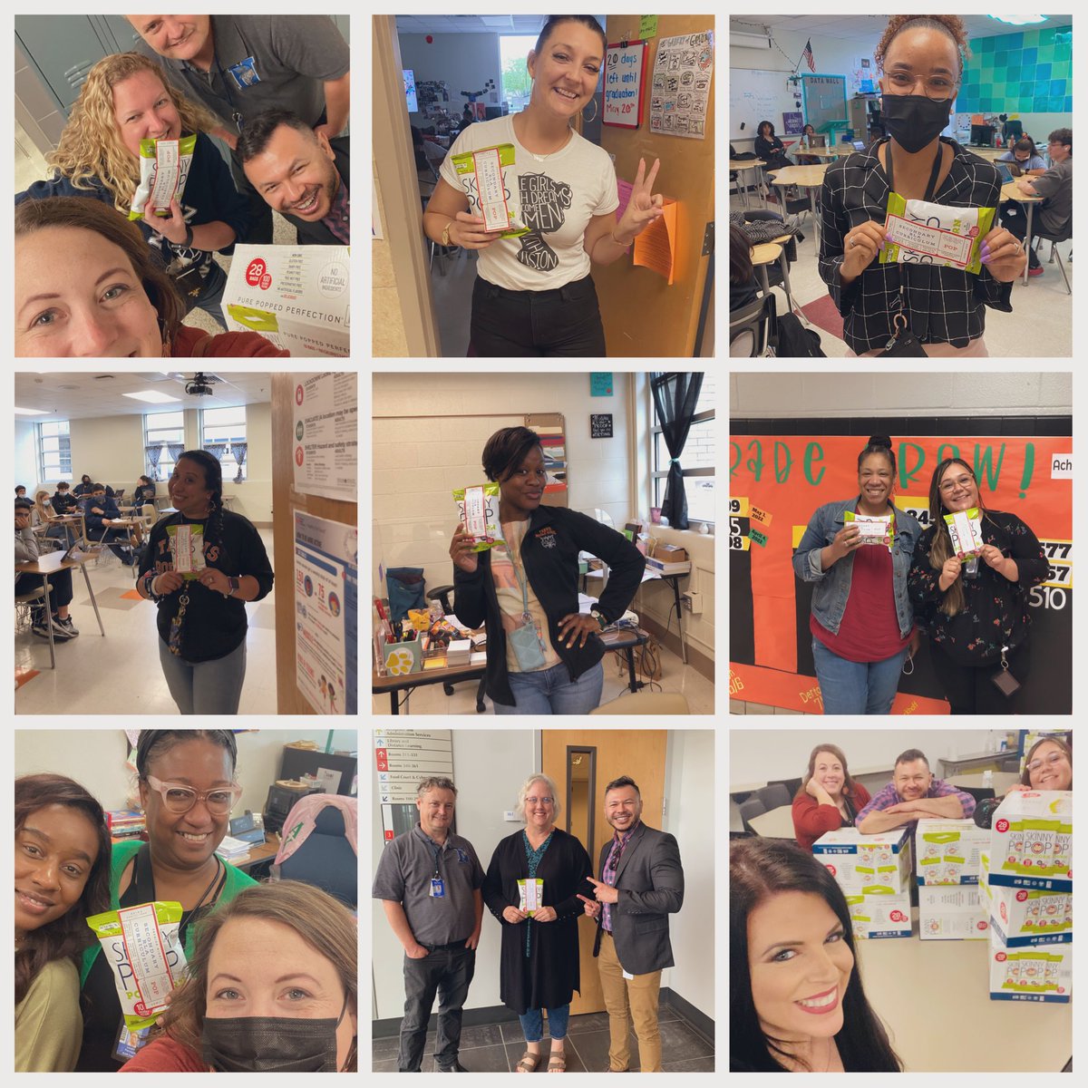 We are so lucky to have amazing Secondary RLA educators in <a href="/IrvingISD/">Irving ISD</a>!This week our team “POPPED” by to show our appreciation! 

🍿300 bags of popcorn delivered 
🏫 15 campuses visited 
😀 More smiles than I can count

#TeacherAppreciationWeek2022