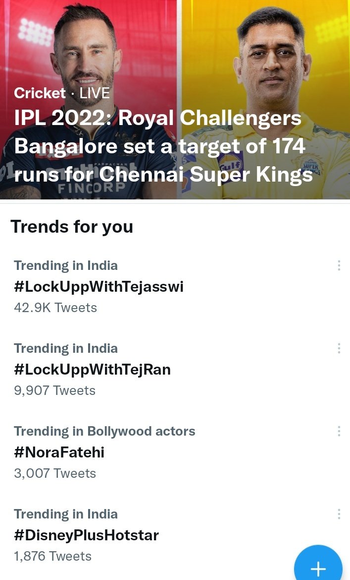 Priyankadvani's tweet photo. Trending on top🥰
#LockUppWithTejasswi #TejasswiPrakash #TejaTroops #TejRan https://t.co/EHHjnmg24H