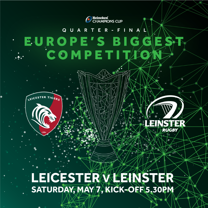 LeicesterTigers's tweet photo. For just the fifth time in the history of both teams, we meet at Mattioli Woods Welford Road this weekend.

Will you be there on Saturday evening at Tigers HQ? 

#LEIvLEI 🏉 #TigersFamily 🐯