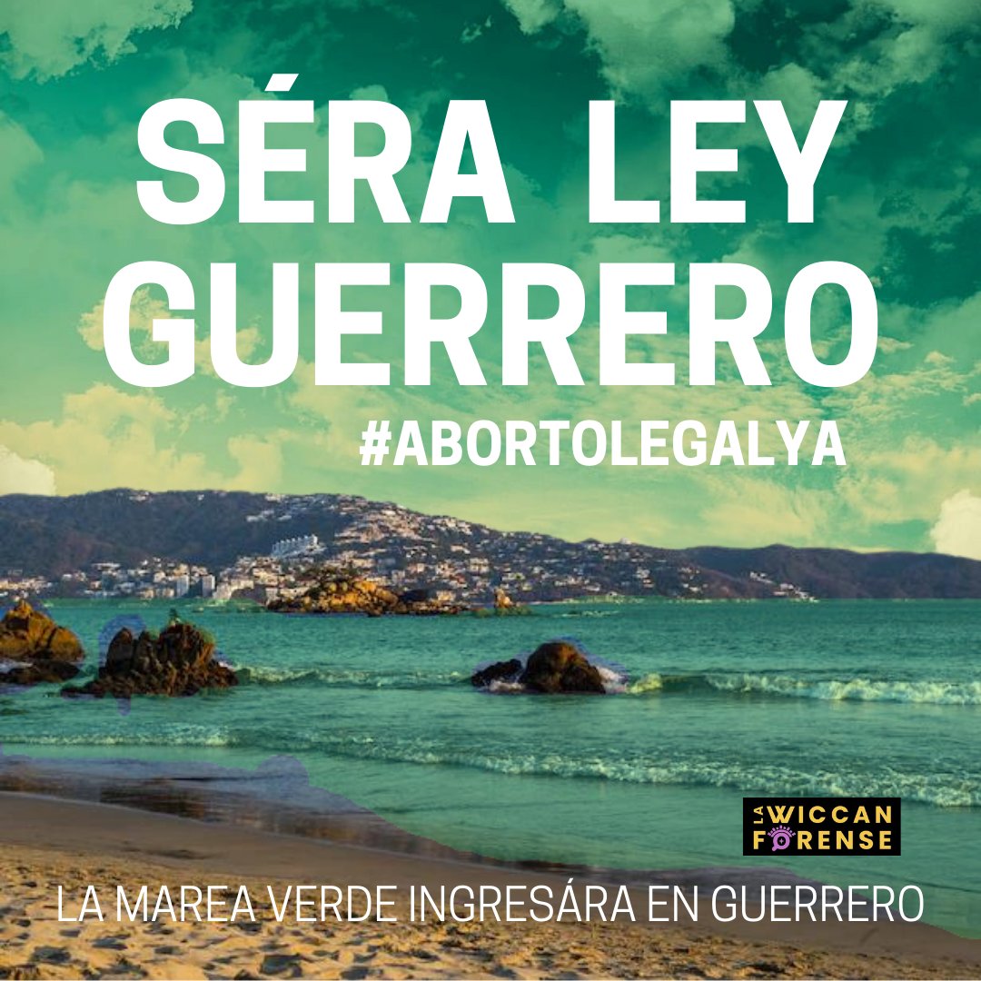 APOYEMOS A LAS COMPAÑERAS GUERRENSE A EXIGIR ABORTO LEGAL ❗❗❗
EL CONGRESO LOCAL DE GUERRERO PODRÍA DESPENALIZAR EL ABORTO (HASTA LA SEMANA 12) #SeraLey  #ile  #MareaVerde