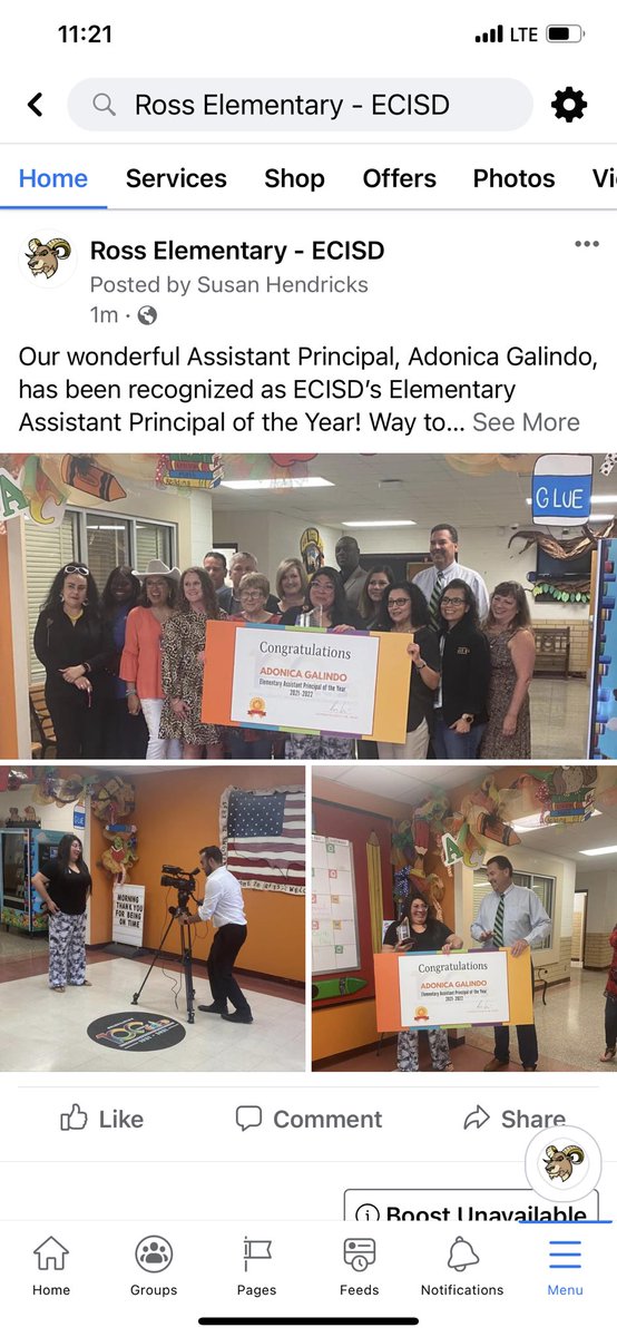 Thank you Adonica Galindo for all that you have done for Ross!! We are so proud of you! Congratulations!! 🧡🐏🖤