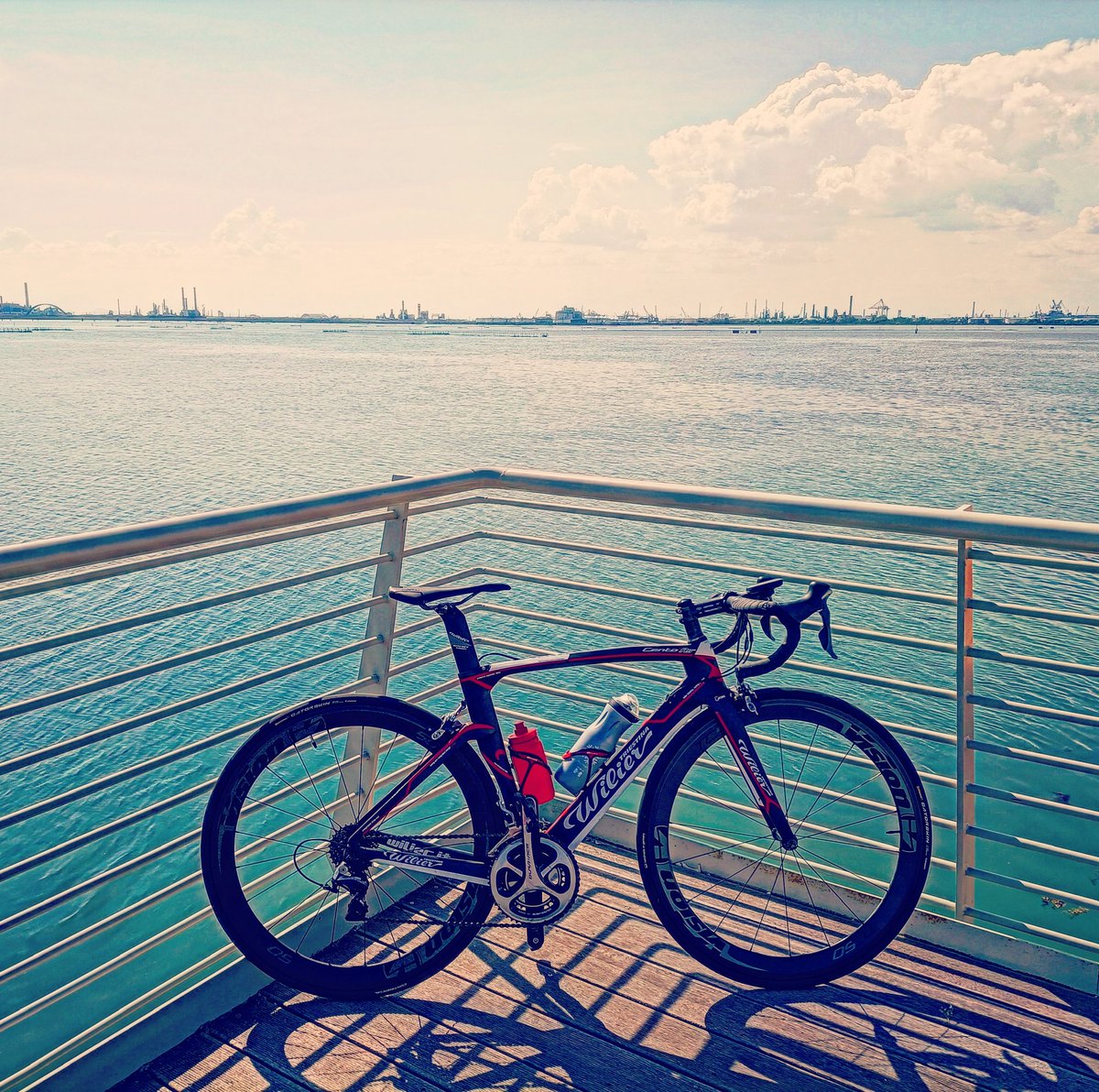 #pontedellalibertà #wilier #sea #cycling