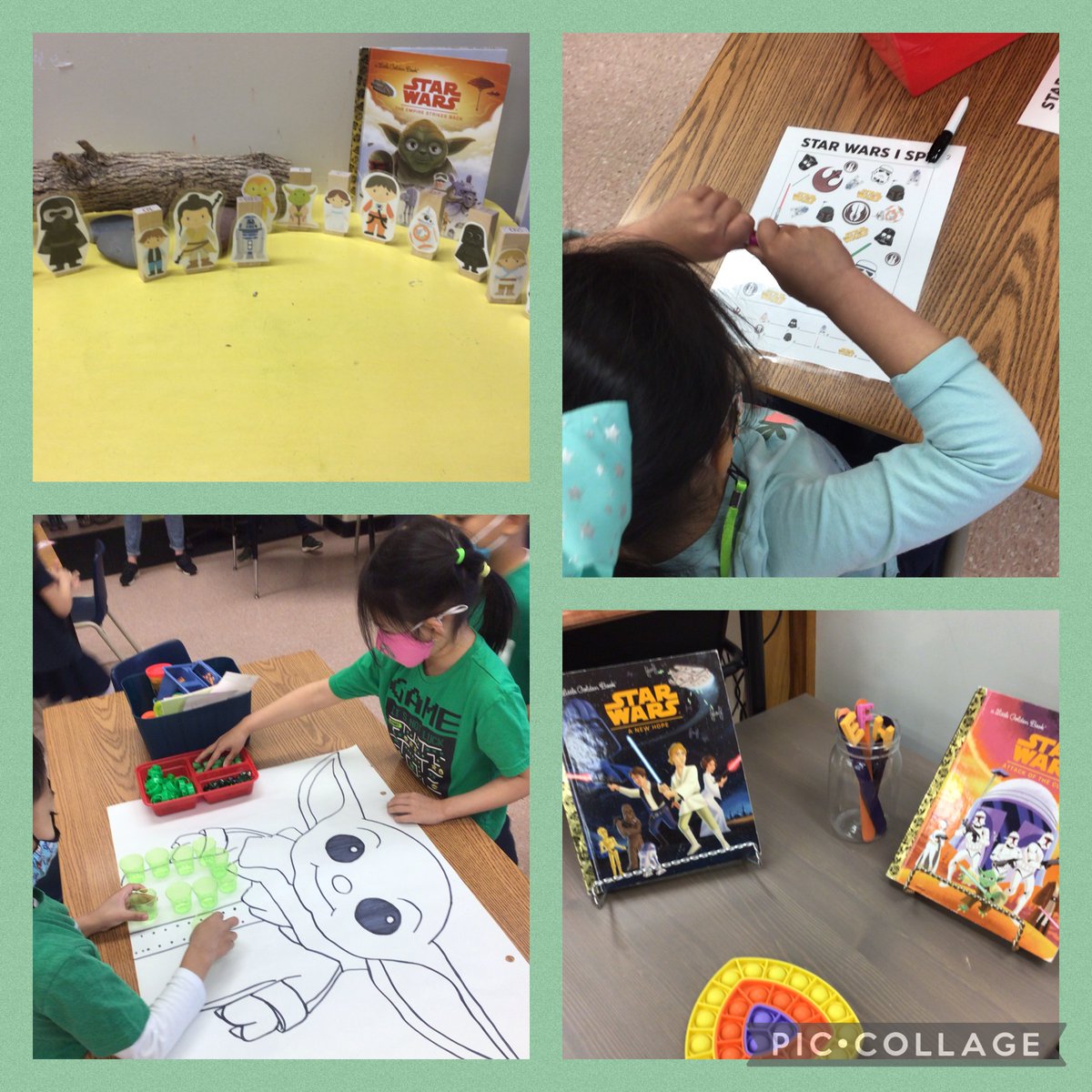 anthony_ces's tweet photo. #MayThe4thBeWithYou  ... Students in Mrs. Silva &amp; Mrs. Corso's Class are exploring Star Wars today after many students shared their love for 'Baby Yoda'. @HWCDSB @DeanDiFrancesco https://t.co/4b0oT3HbfE