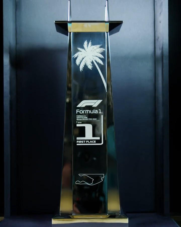 F1 Miami Grand Prix on X: It's here and it's perfect. 🤩 Introducing our  inaugural #MiamiGP trophy, designed by @TiffanyAndCo 🏆   / X