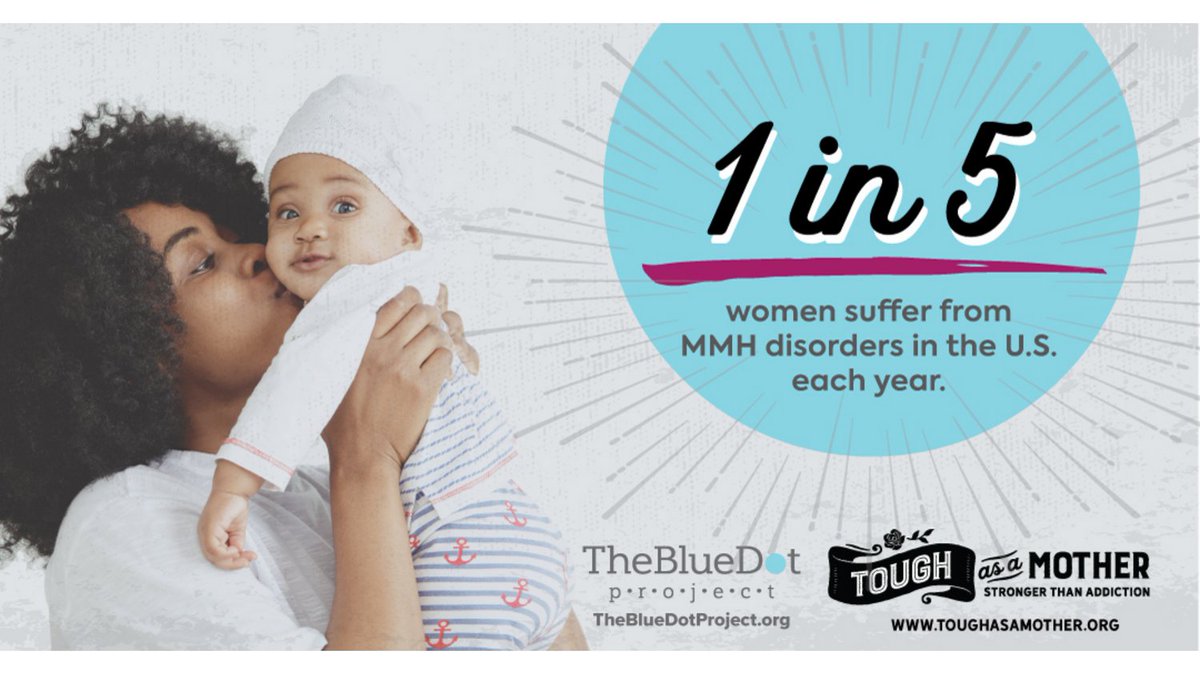 WOCHECollective's tweet photo. Today is #WorldMMHDay. Up to 1 in 5 women suffer from Maternal Mental Health disorders in the U.S. each year.  Now, more than ever, it is important to address barriers to maternal mental health care and treatment.  #MMHWeek2022 with @thebluedotprj https://t.co/3hOEgySeTl