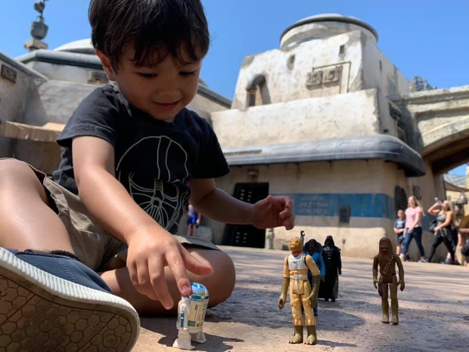 The ceremonial hand off of daddy’s Star Wars toys 🥹 #MayThe4thBeWithYou