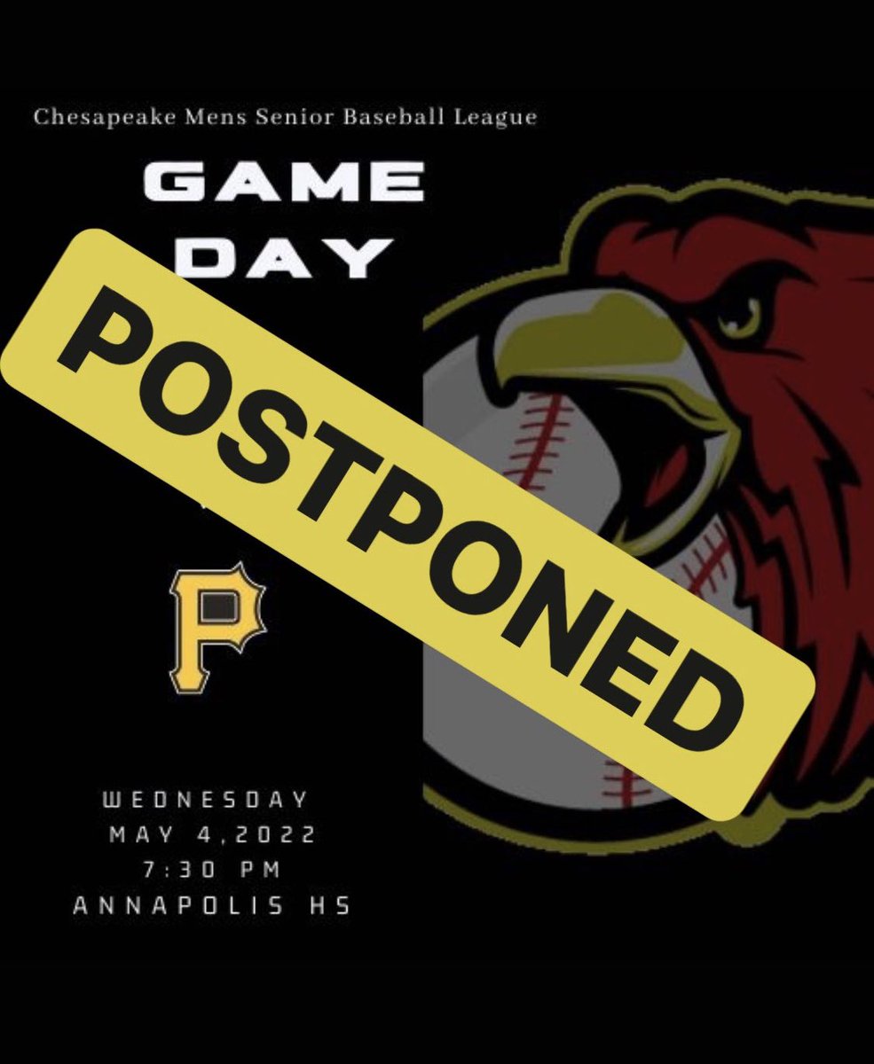 Game postponed/cancelled due to unplayable field conditions. #WhereAreTheMayFlowers