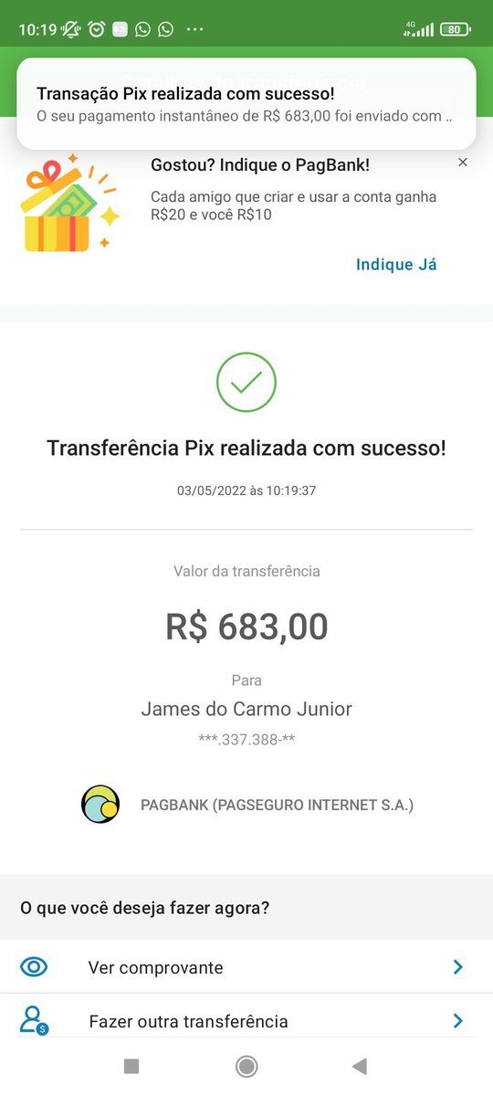 INGRESSOS_RKR's tweet photo. TRANSFERÊNCIA DIRETAMENTE PRA SUA CONTA 🤑☎️

(VALOR TESTE) R$ 50 VAI 650 pix
R$ 100 VAI 1.200 pix
R$ 150 VAI 1.600 pix
R$ 250 VAI 3.500 pix
R$ 350 VAI 4.500 pix
R$380 VAI 5.000 pix   
R$430 VAI 6.000 pix
R$630 VAI 10.000 pix

WhatsApp: https://t.co/s3Wrh7OXPh https://t.co/DcUqqYvBUe