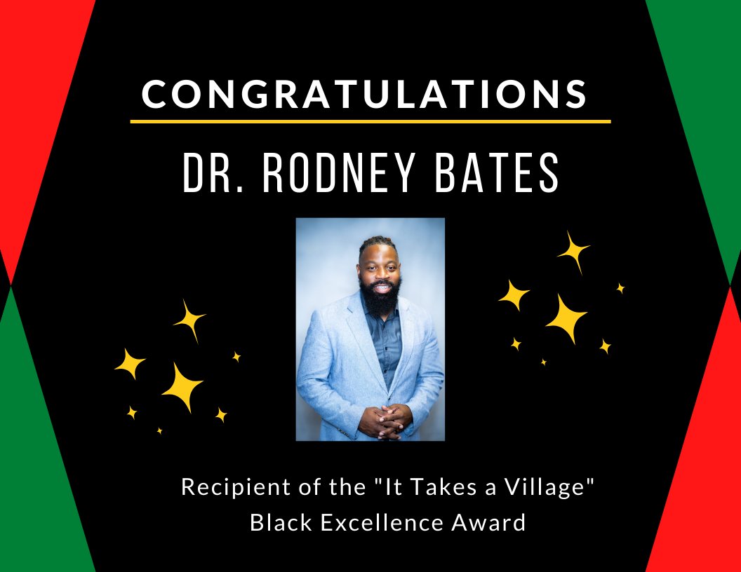 ouWGS's tweet photo. Congratulations to Dr. Rodney Bates for receiving the "It Takes a Village" Black Excellence Award, presented by African American Programs &amp; Services. Recipients are African American faculty members who have made significant contributions to the African-American community at OU. https://t.co/u2Ua0HFDN0