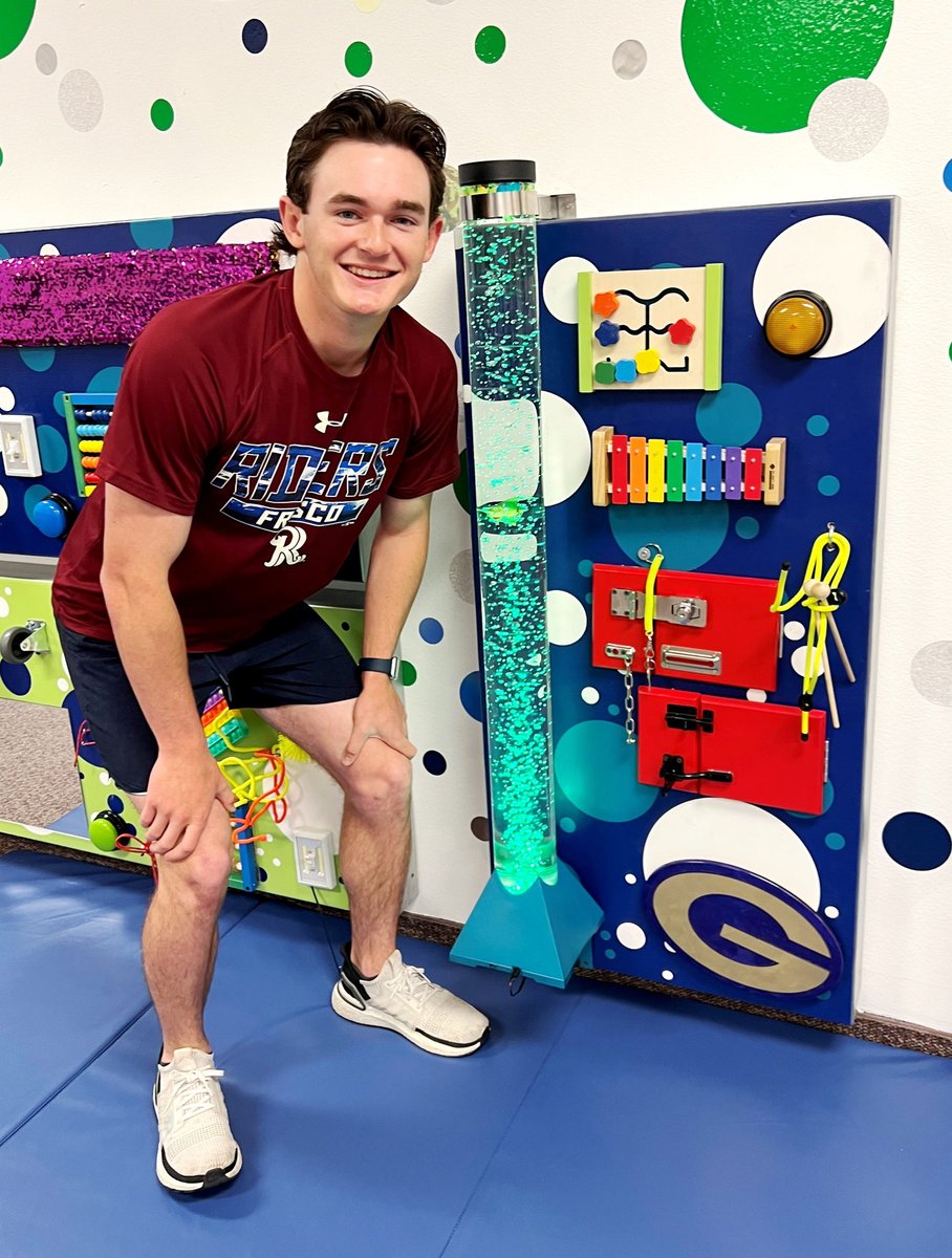 Granbury High School engineering students unveiled a new sensory wall for special education students at the STEAM Academy at Mambrino - constructed through a grant from Granbury ISD Education Foundation. Read more: buff.ly/385IxDh #GISDLead #GISDEngage #GISDInnovate