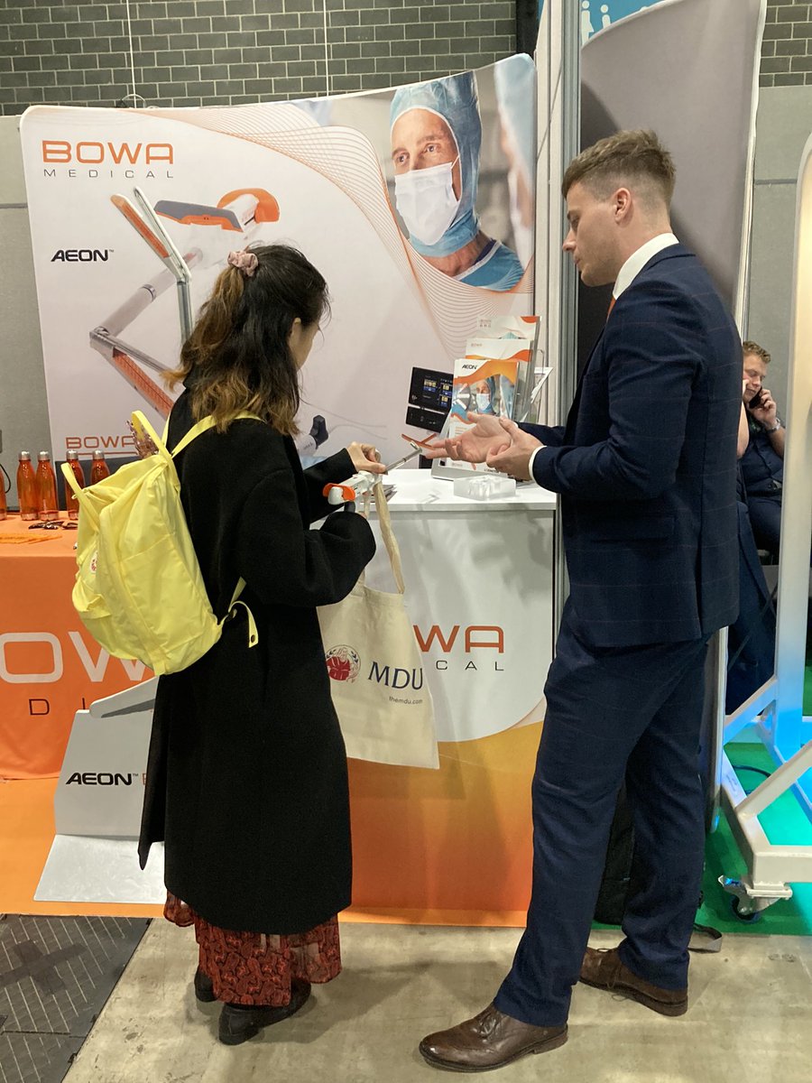 BOWAMEDICALUK's tweet photo. Day 2 of the #ASGBI2022 

We have enjoyed showing our premium technology #BOWALOTUS and #AEONendostapler to the delegates and discussing surgical training opportunities.

We look forward to the social programme later today! https://t.co/XwjnoQSEei