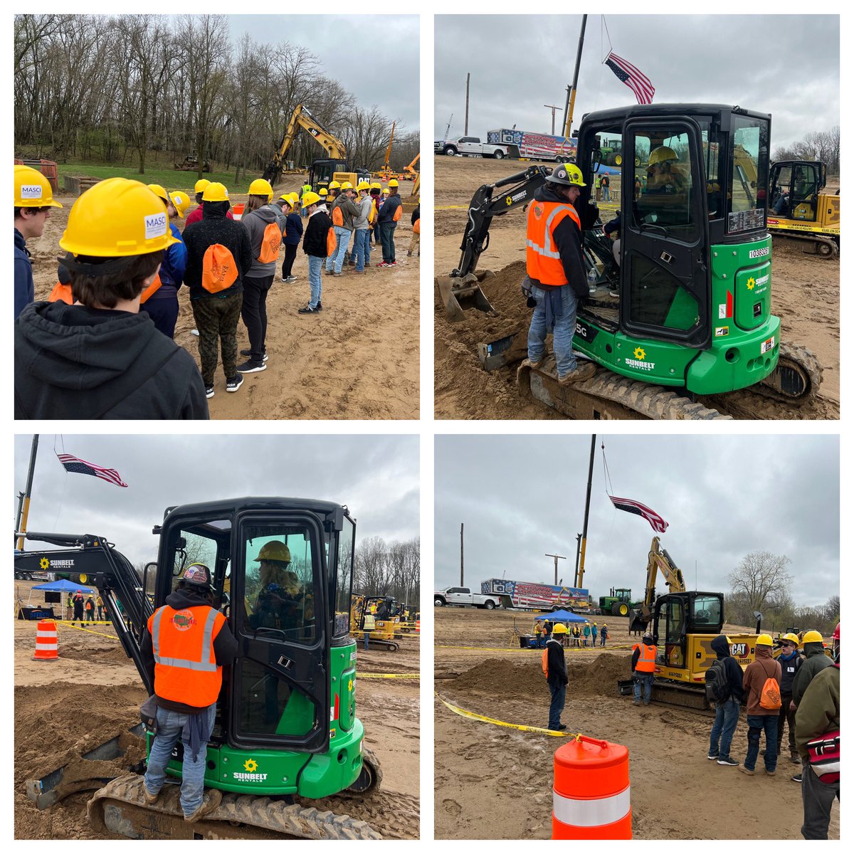 Frasercareerna1's tweet image. Fraser Ramblers attending the 2022 Michigan Construction Career Days #frasercte @BrasureCTE