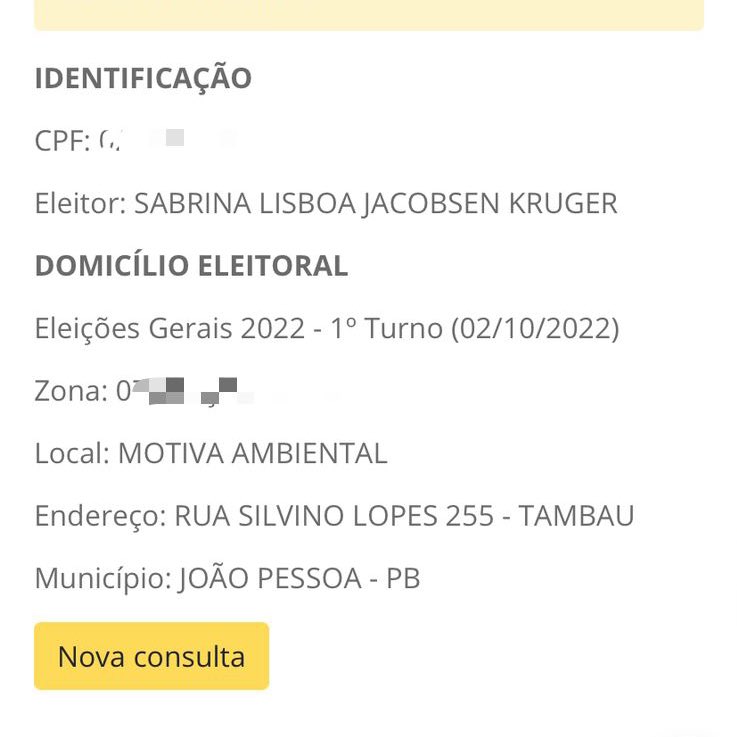 sabrissdeluz's tweet photo. Já estou com meu título transferido para a Paraíba 🗣🗣🗣🗣
#JA40 #Lula13 https://t.co/LevnDoFcCX