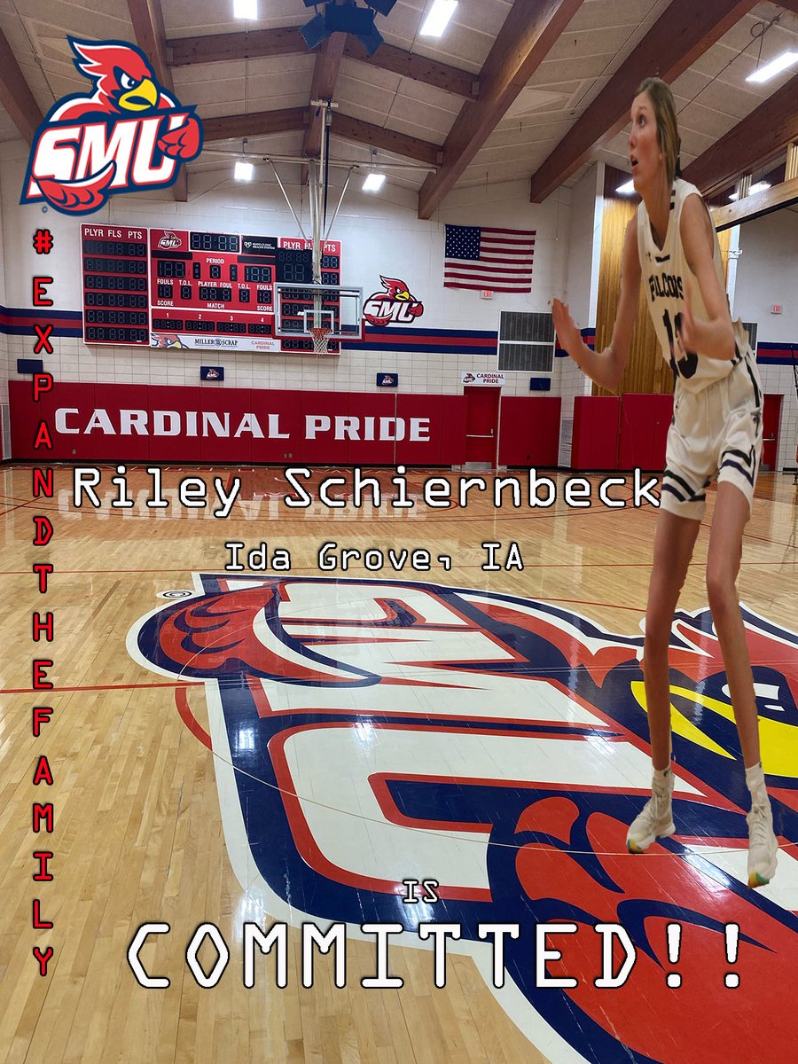 saintmarys_wbb's tweet photo. We are excited to announce the commitment of @ryschiernbeck!! Riley is a Western Valley All-Conference Forward from Ida Grove, Iowa where she played her high school ball at OABCIG! Welcome to the Cardinal Family Riley!! #expandthefamily https://t.co/jY2EDBHvql