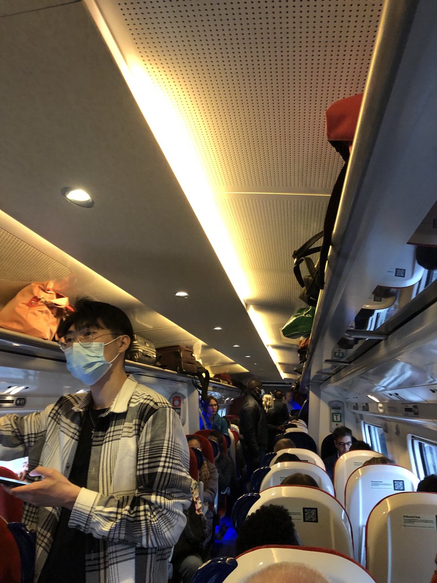 Back to the bad old days of commuting. #Avanti train EUS to MAN overcrowded with standing room only. Trains cancelled. It’s completely unacceptable for such an expensive service.  #commuting #overcrowding #wfh