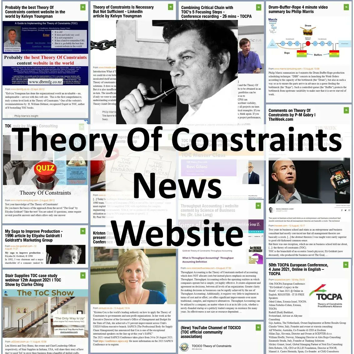 PMarris's tweet photo. Theory Of Constraints News Website. Curated by @PMarris 
The easiest way to stay up to date with TOC worldwide events whatever the source.
https://t.co/311F0aPcmZ
#TheoryOfConstraints #Goldratt #TOC #tocot #TOCICO https://t.co/lj0Vl5GU2m