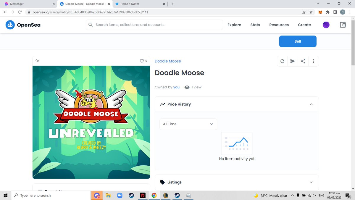 Minted a Doodle Moose. Can't wait for the reveal!