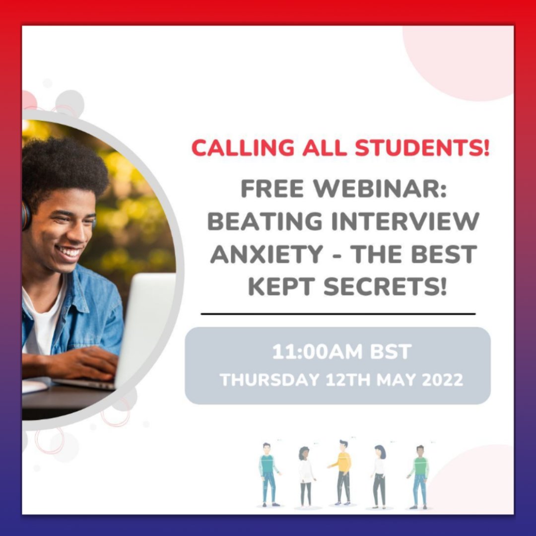 Looking for some tips and tricks to help overcome those interview nerves? ShortlistMe are running a free webinar next week, covering do's and dont's and the best kept secrets for overcoming video interview anxiety. Sign up here 👇 instagram.com/shortlist.me/