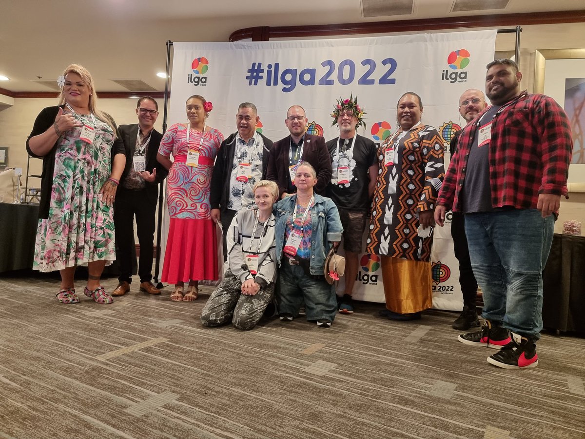 ILGAOceania's tweet photo. MEET THE 2022 ILGA OCEANIA BOARD!
ILGA Oceania's latest SGM (3 May 2022) [30th ILGA World conference] produced another amazing &amp; energetic activist group for its leadership. Get to know them &amp; how they represent you at the UN.
#ilgaoceania #ilgaworldconference #2020LosAngeles https://t.co/kDsEAq0lze