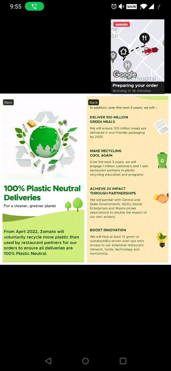 SustainableSap2's tweet photo. @zomato @zomatocare Using the #sustainability way.Will this RAISE the shareprice?Saying Gud won't make much change-Doing Gud will take u places.We are hopeful for your share https://t.co/dPzCHAZIY4 of the few trying!! #ESGInvesting #ESG #sustainablesapiens https://t.co/09q6If4j7G https://t.co/w0Nfg7Nnrn