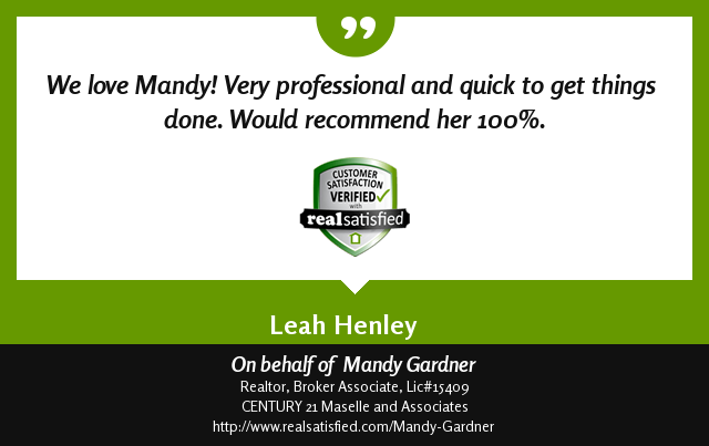 MandyGoHogs's tweet image. This recommendation illustrates one of the reasons why I love my job. realsatisfied.com/Mandy-Gardner via @realsatisfied