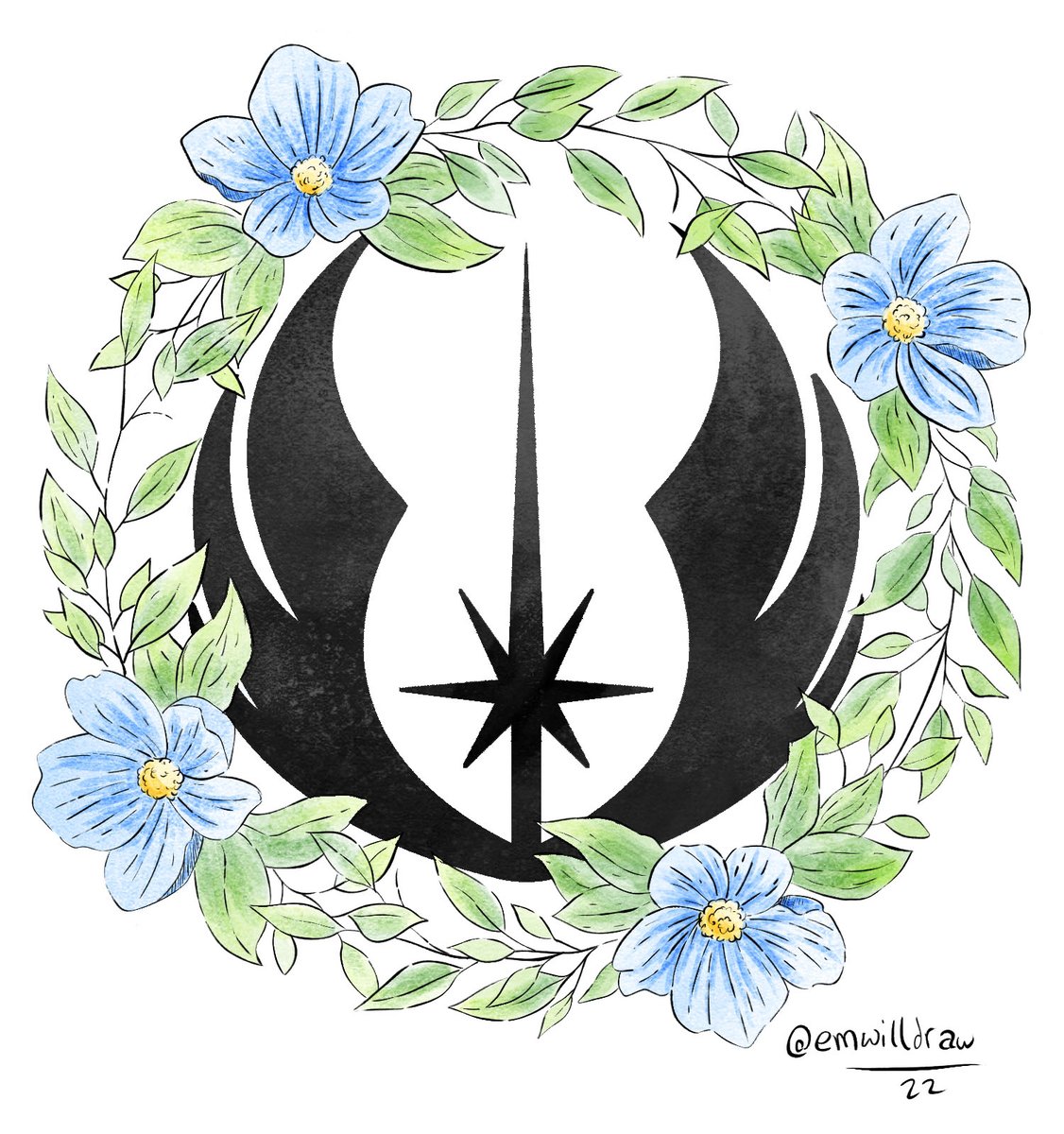 EmWillDraw's tweet photo. May the 4th be with  #maythe4thbewithyou #starwars #starwarsfan #illustration #photoshop #clipstudiopaint #freelance #tattoodesign https://t.co/m4sE7O2as7