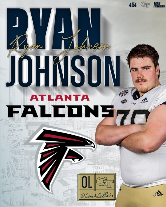 Staying in the A! 🏈🐝🏡 Congratulations to @ryancj96 on his mini-camp invite with the @AtlantaFalcons!!!! #4the404 /// #ProJackets