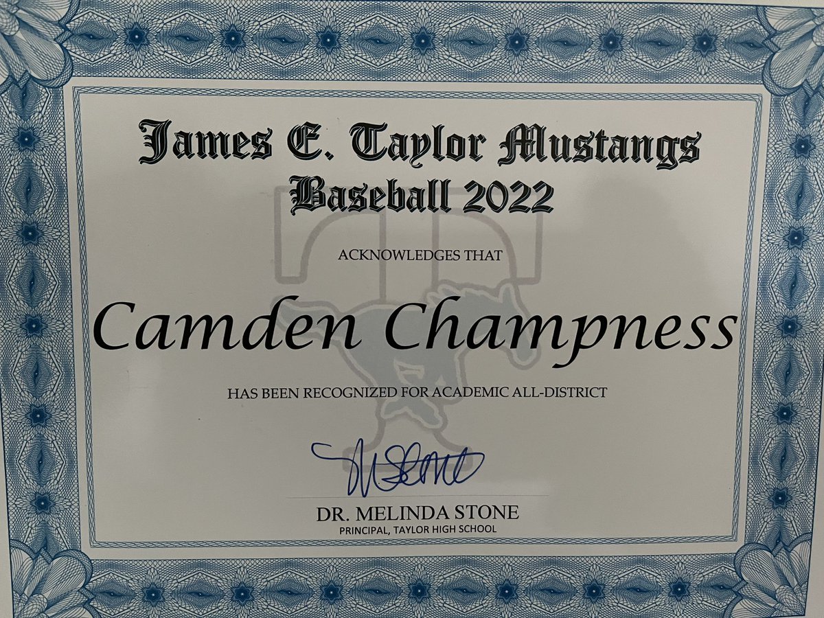 Proud to announce I got academic all district