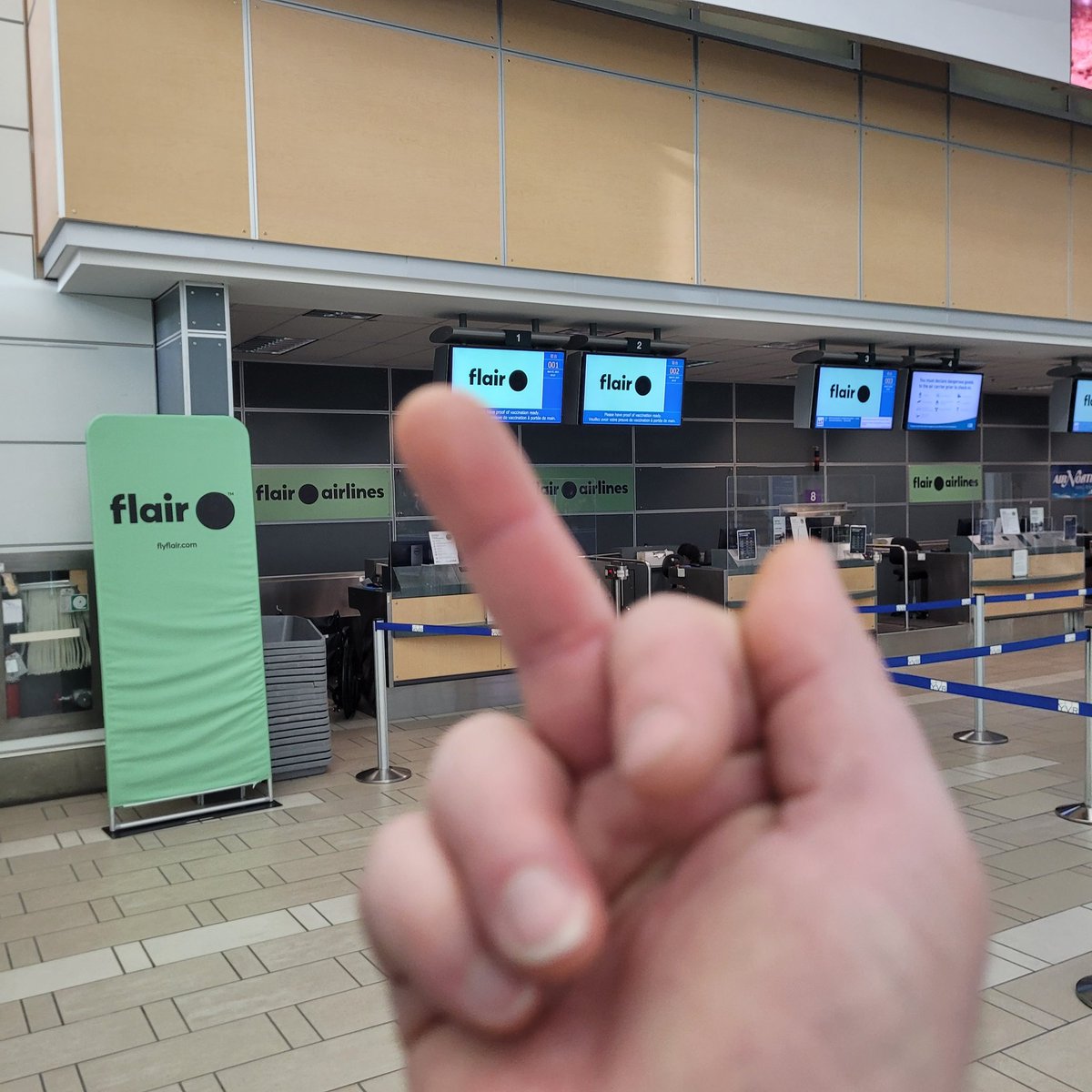 #flairairlines is the #fyrefestival of airlines. @FlairAirlines